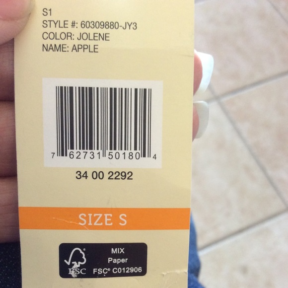 L.e.i. Dark Blue Distressed Jean Jacket Juniors Size S, NWT - Picture 9 of 16